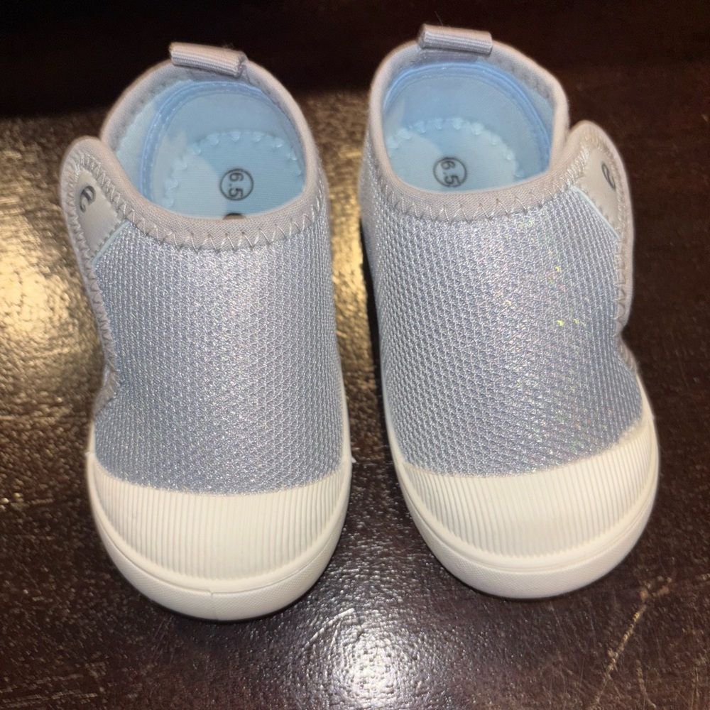 Blue shoes toddler boy girl white play travel casual school gym children holiday